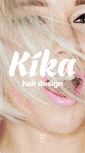 Mobile Screenshot of kikahairdesign.com
